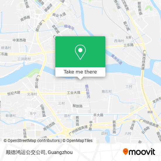 顺德鸿运公交公司 map