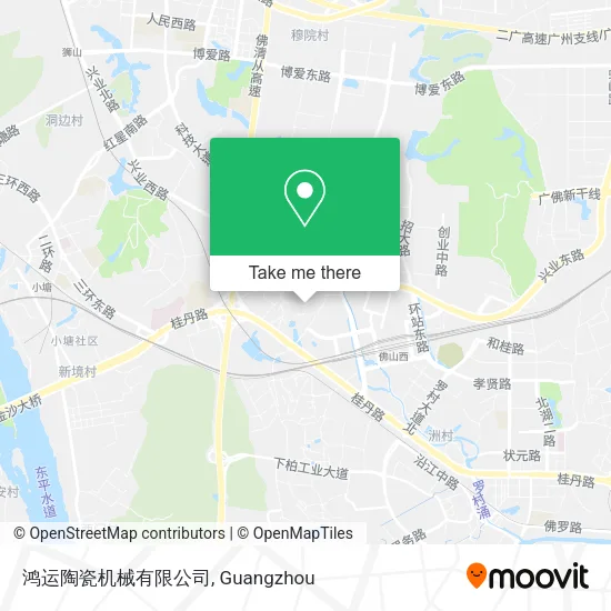 鸿运陶瓷机械有限公司 map