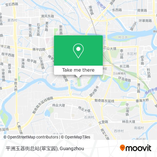 平洲玉器街总站(翠宝园) map