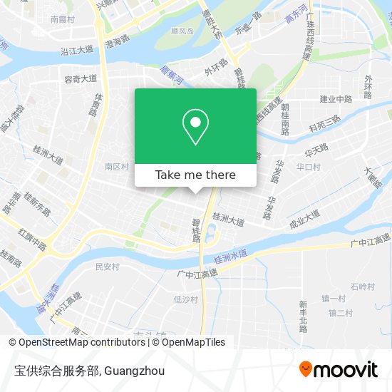 宝供综合服务部 map