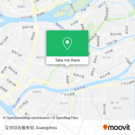 宝供综合服务部 map