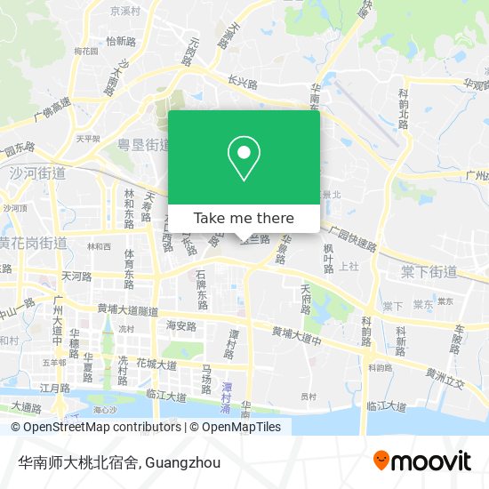 华南师大桃北宿舍 map