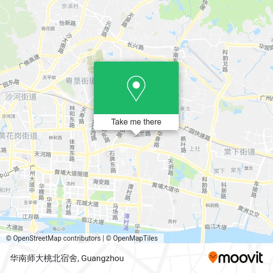 华南师大桃北宿舍 map