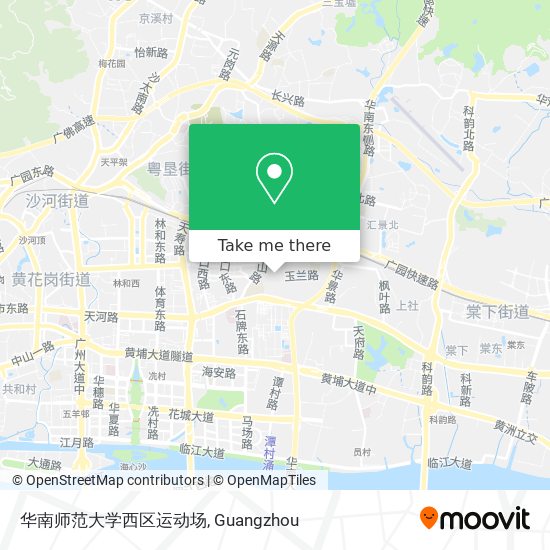 华南师范大学西区运动场 map