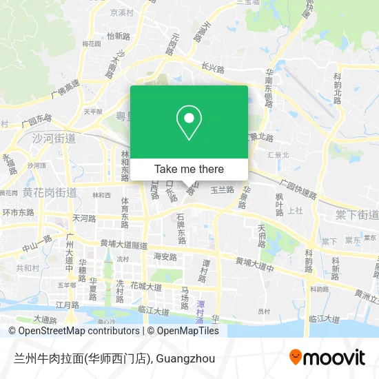 兰州牛肉拉面(华师西门店) map