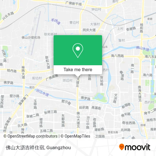 佛山大沥吉祥住宿 map