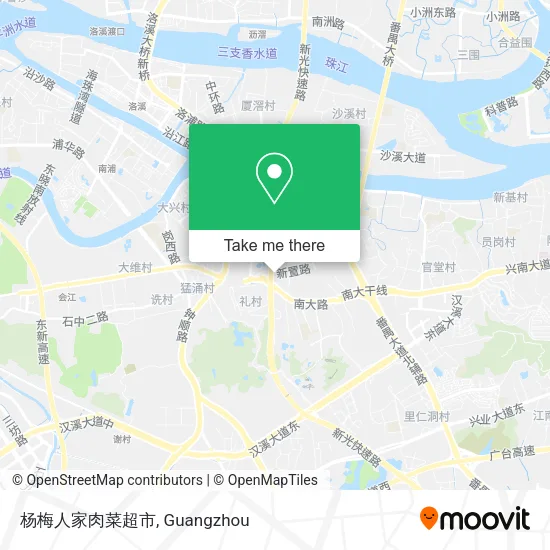 杨梅人家肉菜超市 map