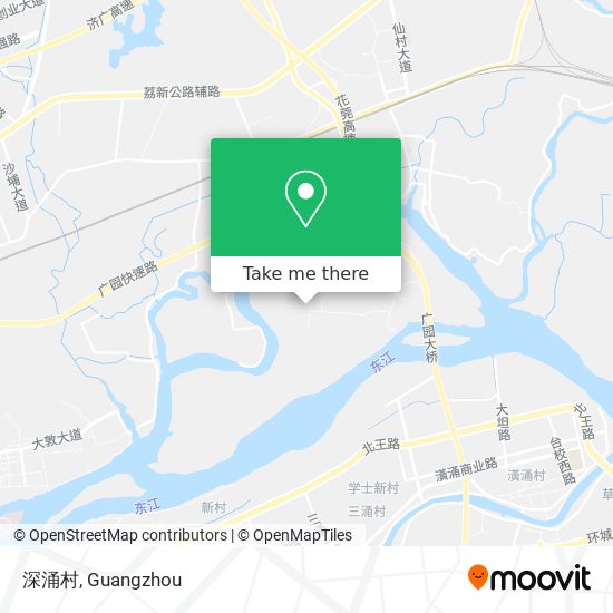 深涌村 map