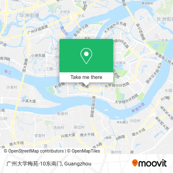 广州大学梅苑-10东南门 map
