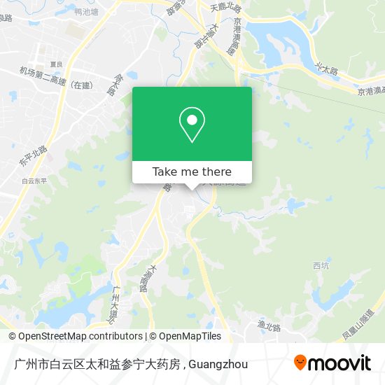 广州市白云区太和益参宁大药房 map