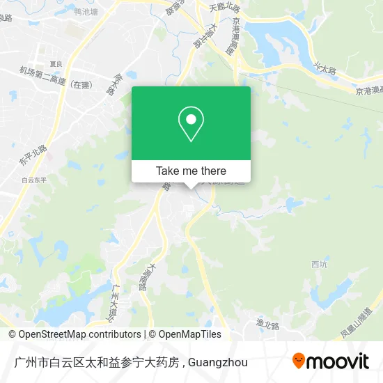 广州市白云区太和益参宁大药房 map