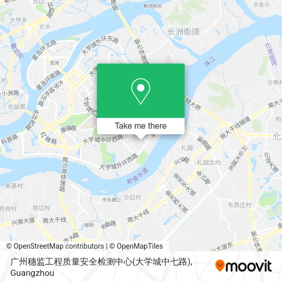 广州穗监工程质量安全检测中心(大学城中七路) map