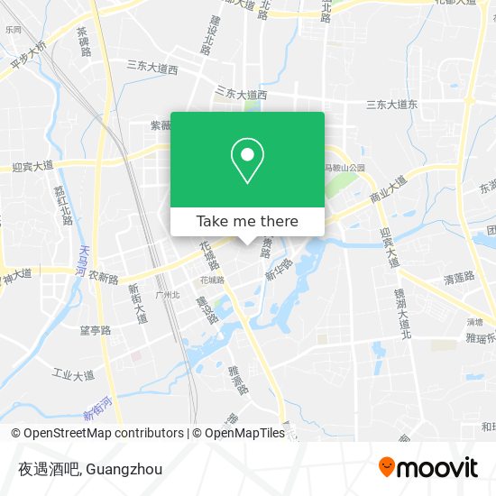 夜遇酒吧 map