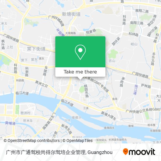 广州市广通驾校尚得尔驾培企业管理 map