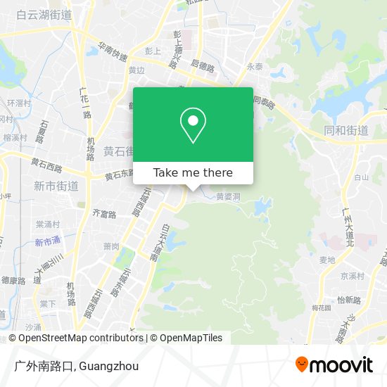 广外南路口 map