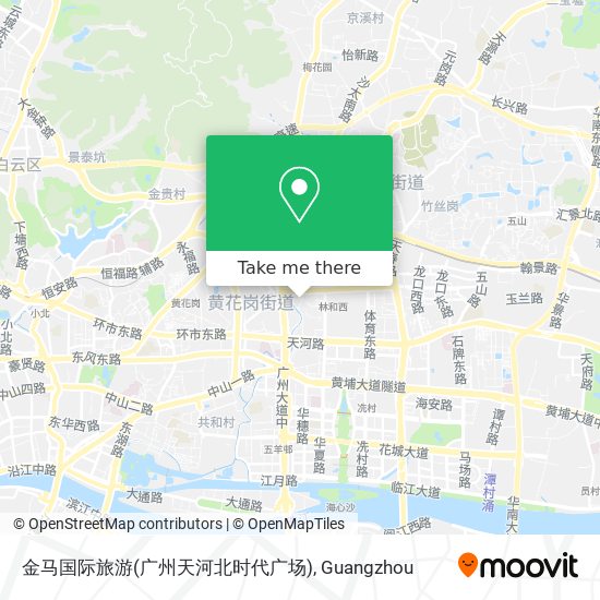 金马国际旅游(广州天河北时代广场) map
