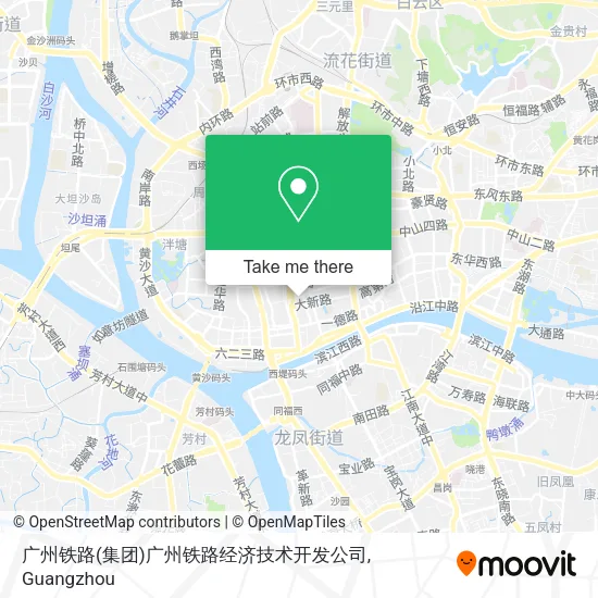 广州铁路(集团)广州铁路经济技术开发公司 map