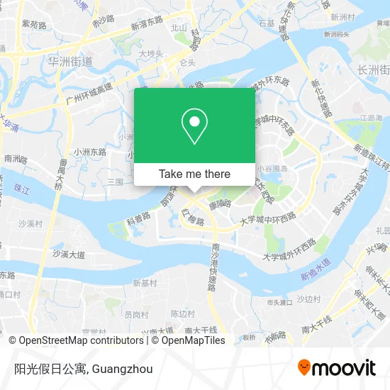 阳光假日公寓 map