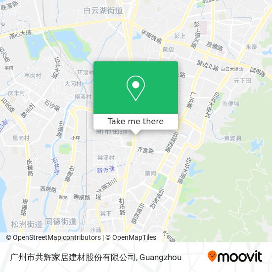 广州市共辉家居建材股份有限公司 map