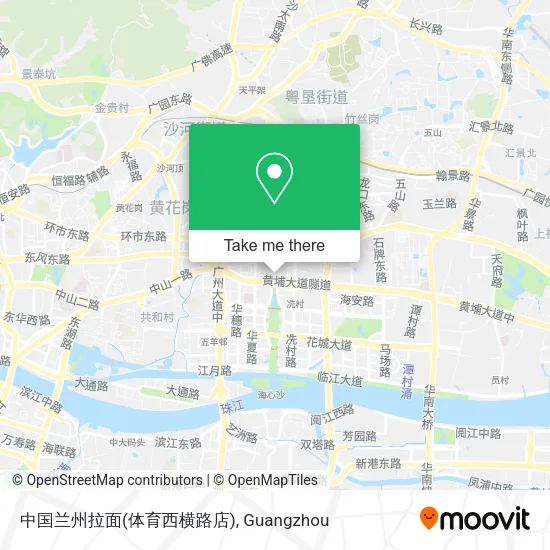 中国兰州拉面(体育西横路店) map