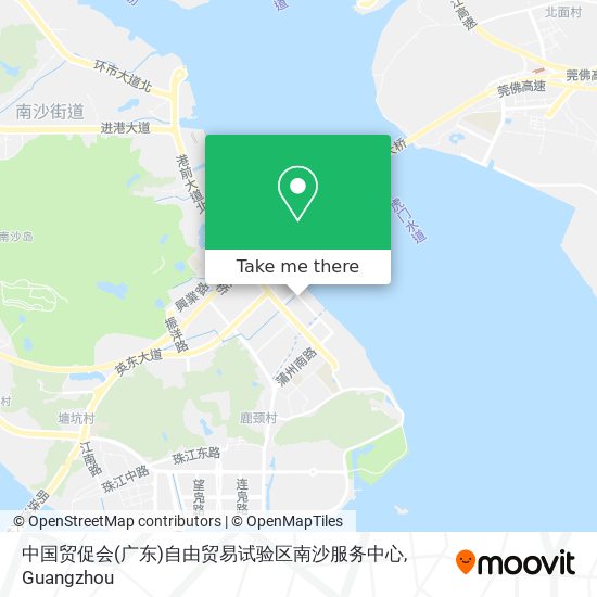 中国贸促会(广东)自由贸易试验区南沙服务中心 map