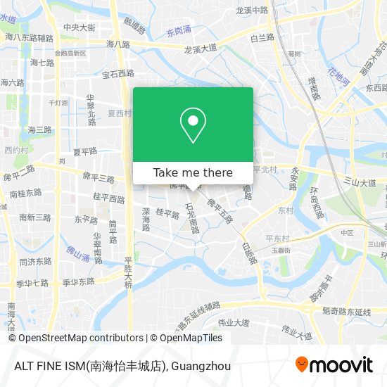 ALT FINE  ISM(南海怡丰城店) map