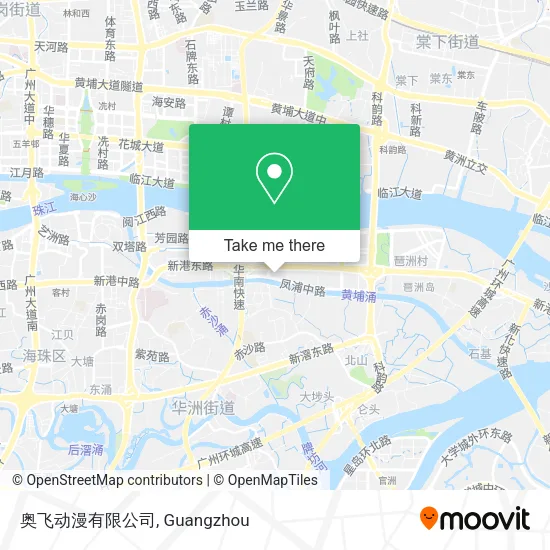 奥飞动漫有限公司 map