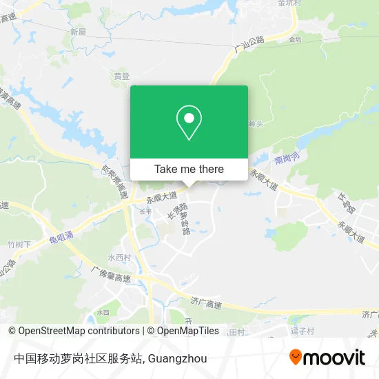 中国移动萝岗社区服务站 map