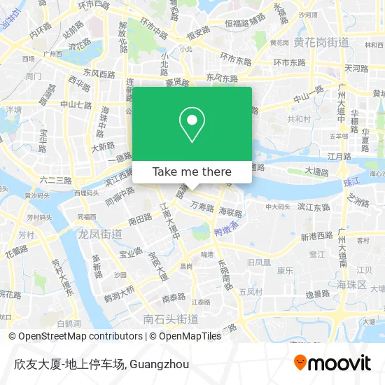 欣友大厦-地上停车场 map