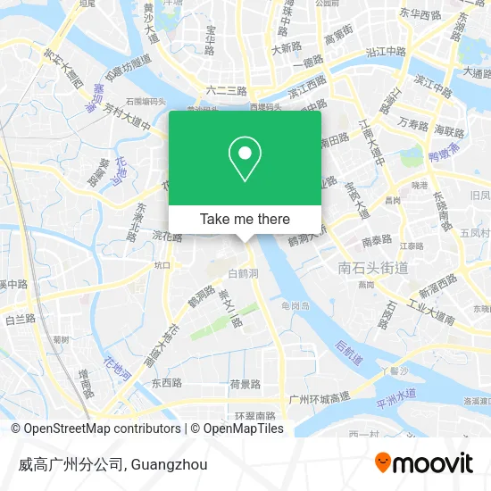威高广州分公司 map