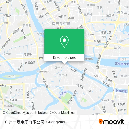 广州一展电子有限公司 map