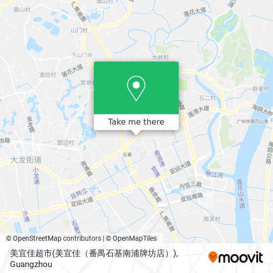 美宜佳超市(美宜佳（番禺石基南浦牌坊店）) map