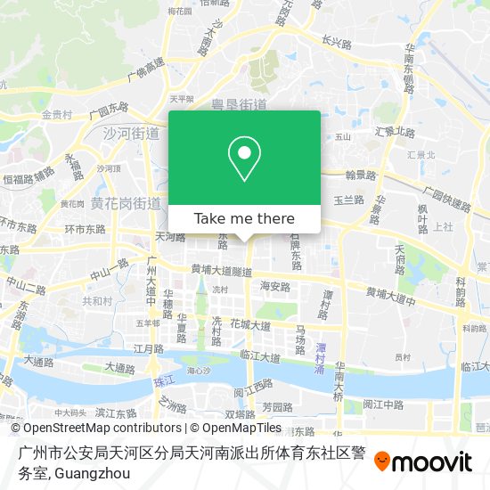 广州市公安局天河区分局天河南派出所体育东社区警务室 map