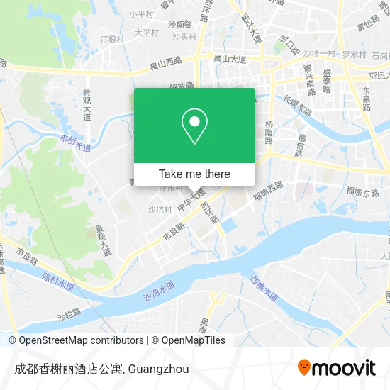 成都香榭丽酒店公寓 map