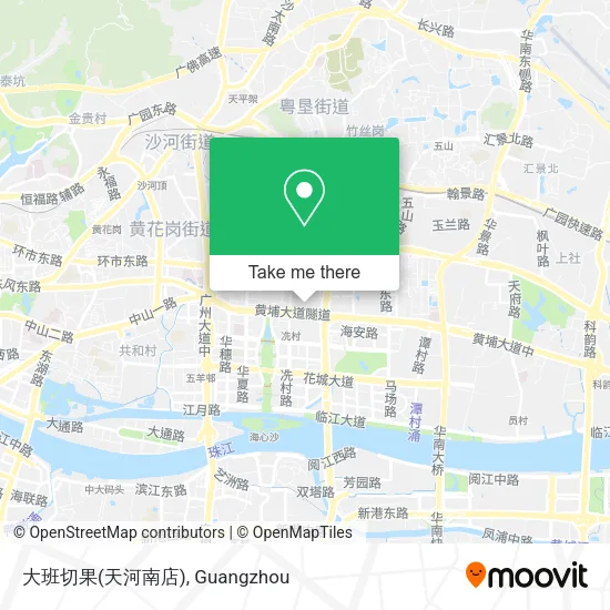 大班切果(天河南店) map