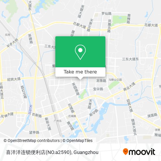 喜洋洋连锁便利店(NO.a2590) map