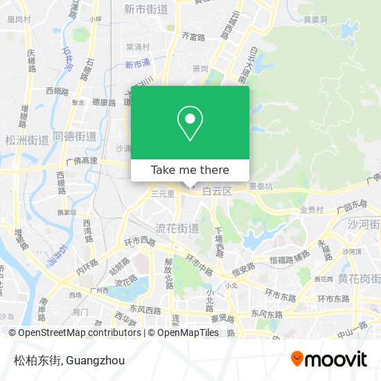 松柏东街 map