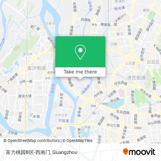 富力桃园B区-西南门 map