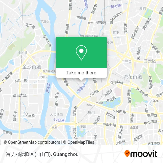 富力桃园D区(西1门) map