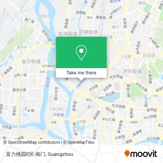 富力桃园E区-南门 map