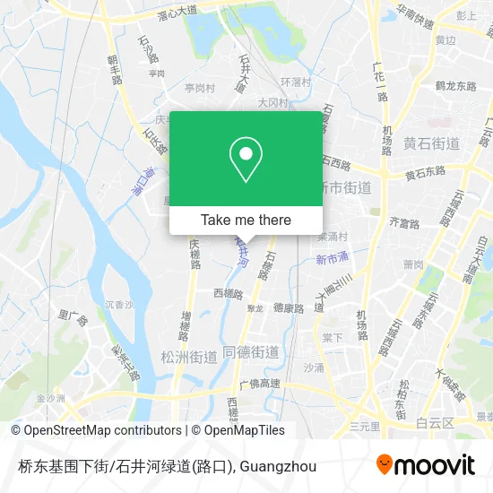 桥东基围下街/石井河绿道(路口) map