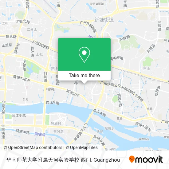 华南师范大学附属天河实验学校-西门 map