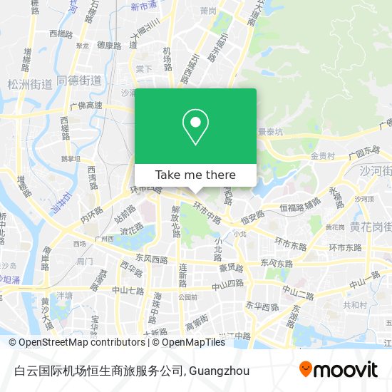 白云国际机场恒生商旅服务公司 map