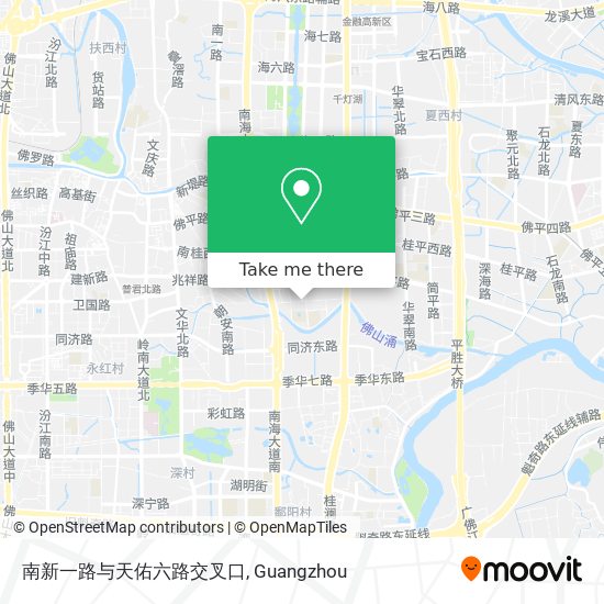 南新一路与天佑六路交叉口 map