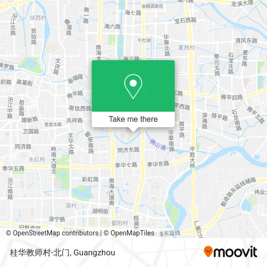 桂华教师村-北门 map