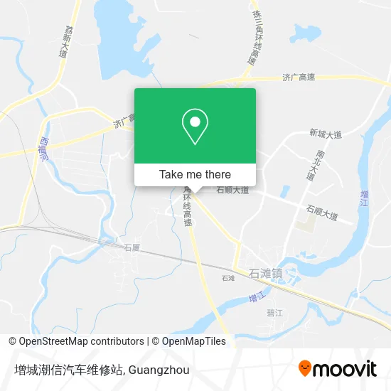 增城潮信汽车维修站 map