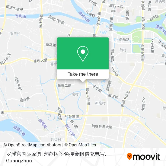 罗浮宫国际家具博览中心-免押金租借充电宝 map