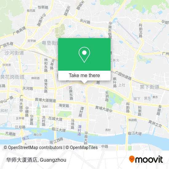 华师大厦酒店 map