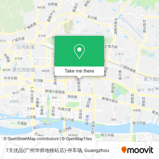 7天优品(广州华师地铁站店)-停车场 map