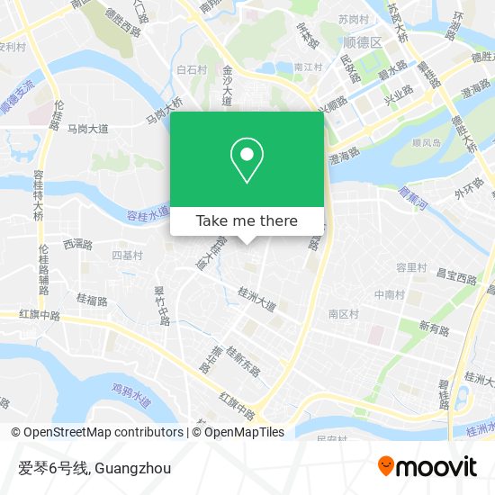 爱琴6号线 map